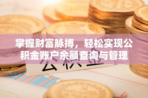 托里掌握财富脉搏，轻松实现公积金账户余额查询与管理