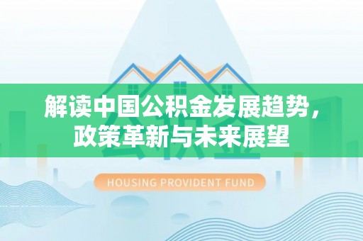 托里解读中国公积金发展趋势，政策革新与未来展望