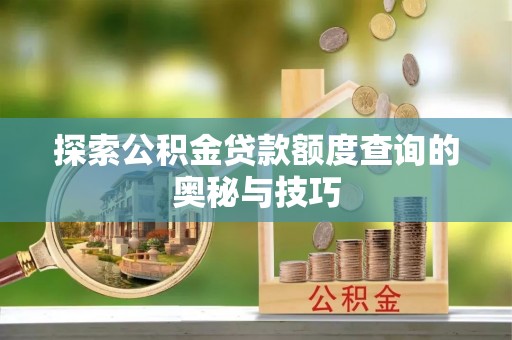 托里探索公积金贷款额度查询的奥秘与技巧