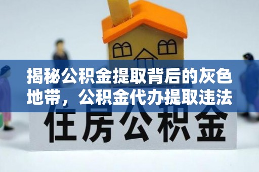 托里揭秘公积金提取背后的灰色地带，公积金代办提取违法不？