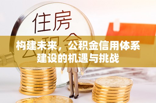 托里构建未来，公积金信用体系建设的机遇与挑战