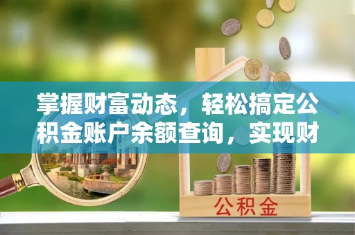 托里掌握财富动态，轻松搞定公积金账户余额查询，实现财务自由第一步