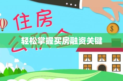 托里轻松掌握买房融资关键
