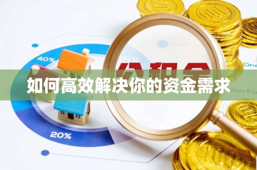 托里如何高效解决你的资金需求